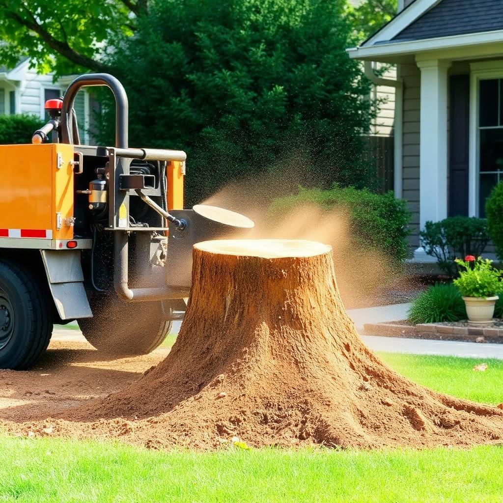 Stump Grinding in Houston, TX by EZ Tree Service